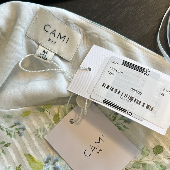 CAMI NYC Lenore One SHoulder Top in  EUCALYPTUS NWT - Picture 3 of 9